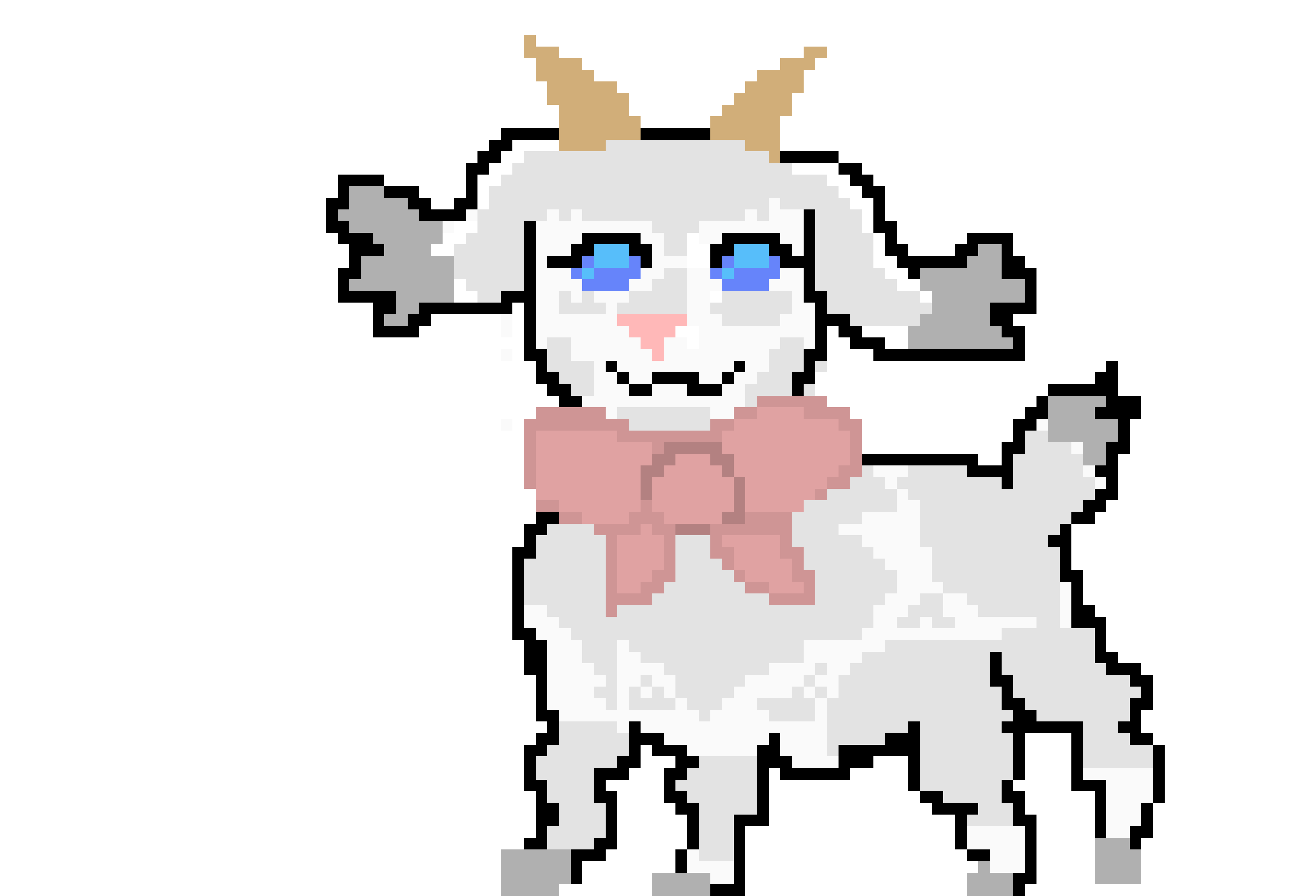 Mei the Goat (Male Version - Feral Sprite)