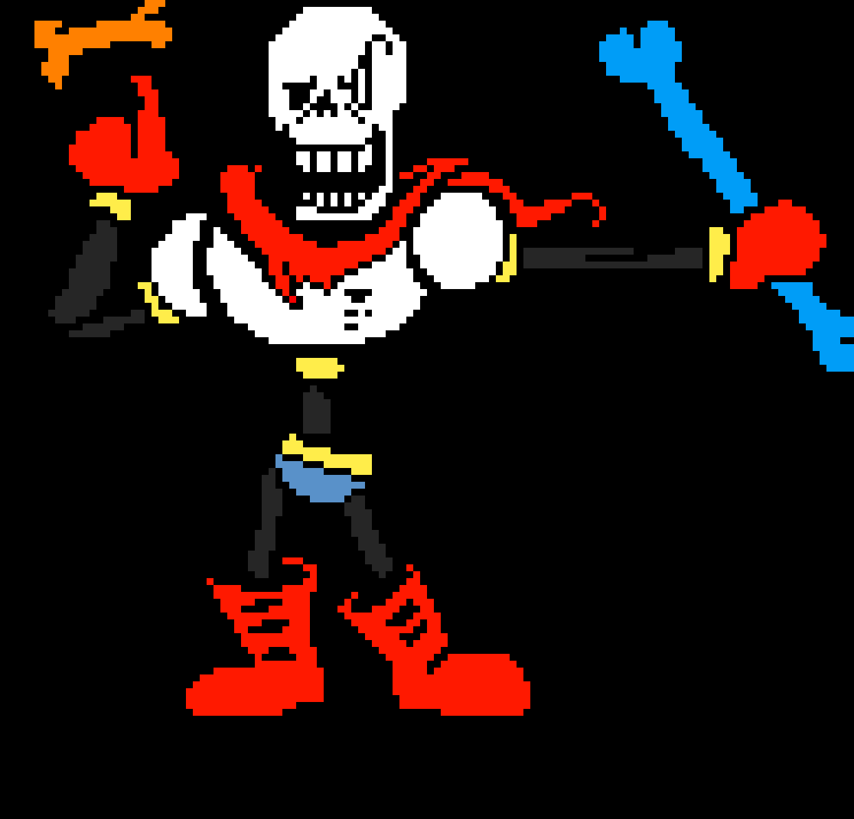 [66635a] The Other Genocide Papyrus. (HOLD UP, THIS WAS A SPRITE I MADE-)