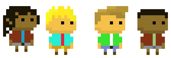 background people
