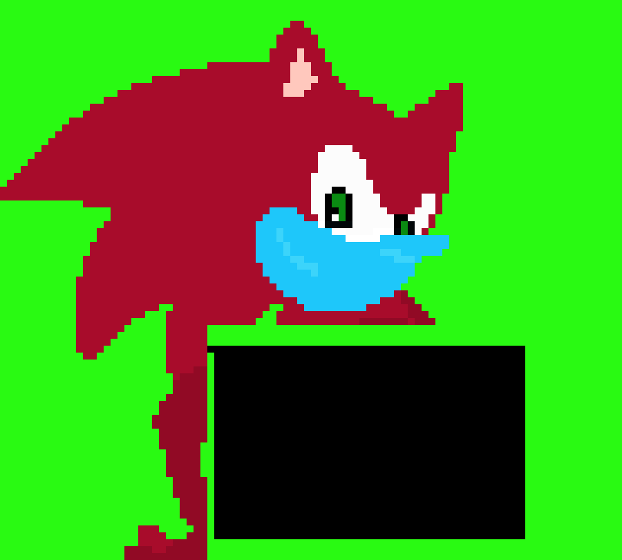 [9ada31] Hi! Im a Dumbass Non-hot Red sonic! make sure you subscribe to my youtube channel with only one video and one subscriber, which is of course me with another alt account.