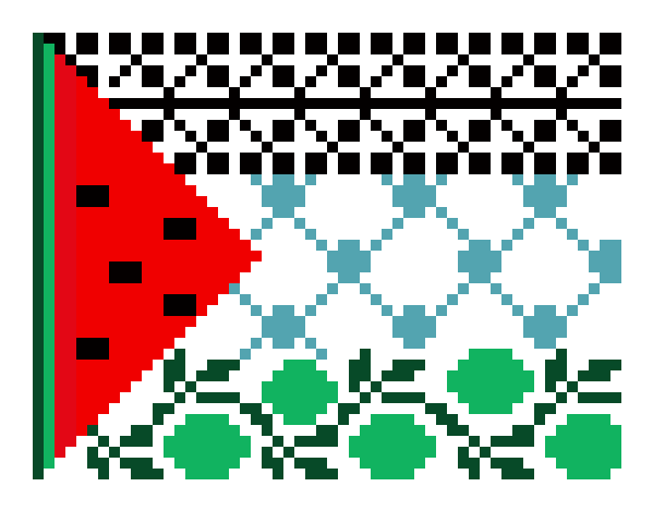 [01e701] Palestinian Tatreez