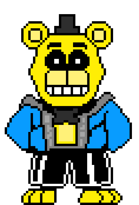 FNaFtale Golden Freddy Colour again