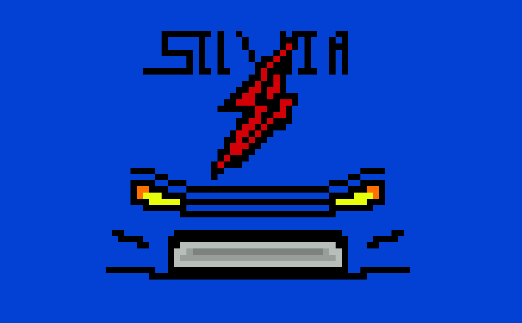 [9664c4] Nissan Silvia pixel art