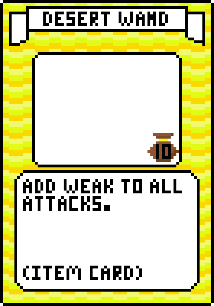 [b7cc55] Desert Wand Card