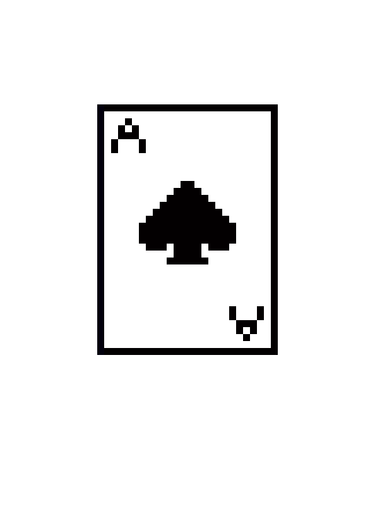 [e74500] Ace of spades bebe