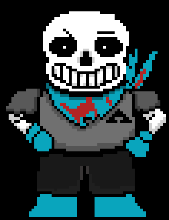 [9664c4] HORRORSWAP - Sans Battle Sprite 