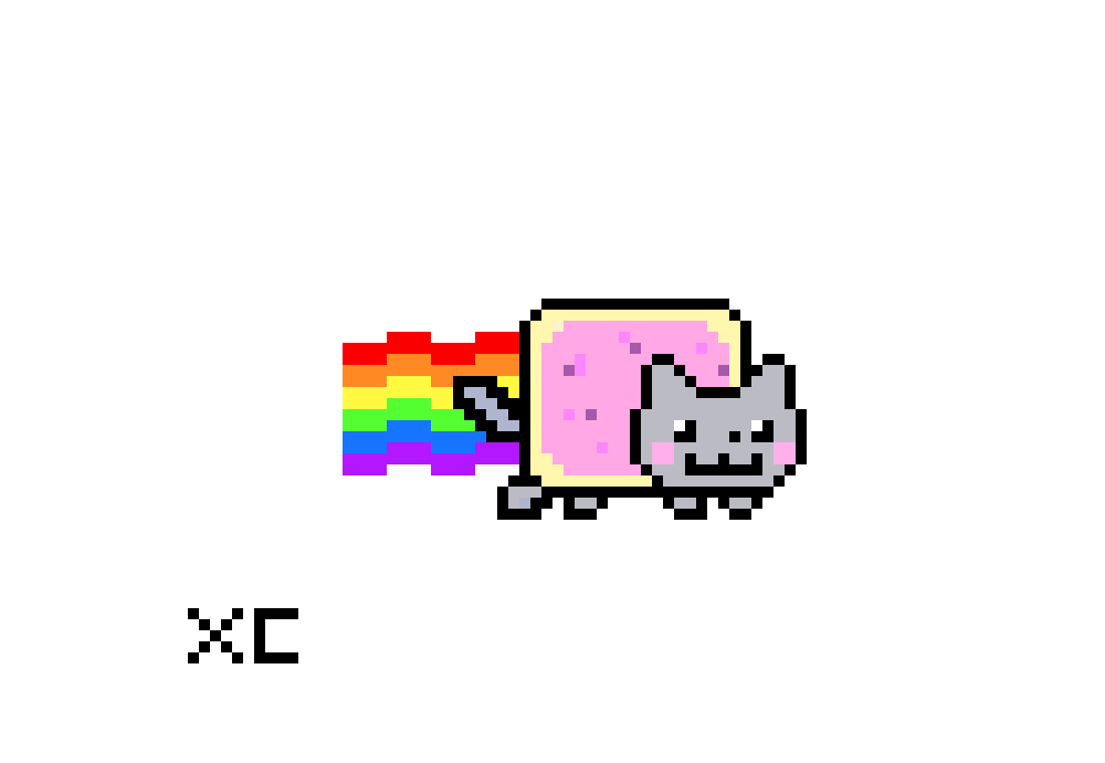 Nyan Cat Pixel Art