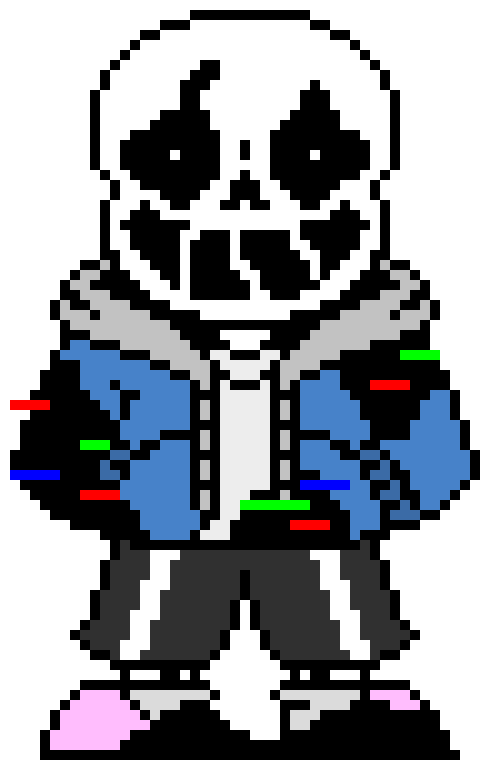 [d6b045] *Yeets Corrupted Deleteverse Sans at Jeroxal*