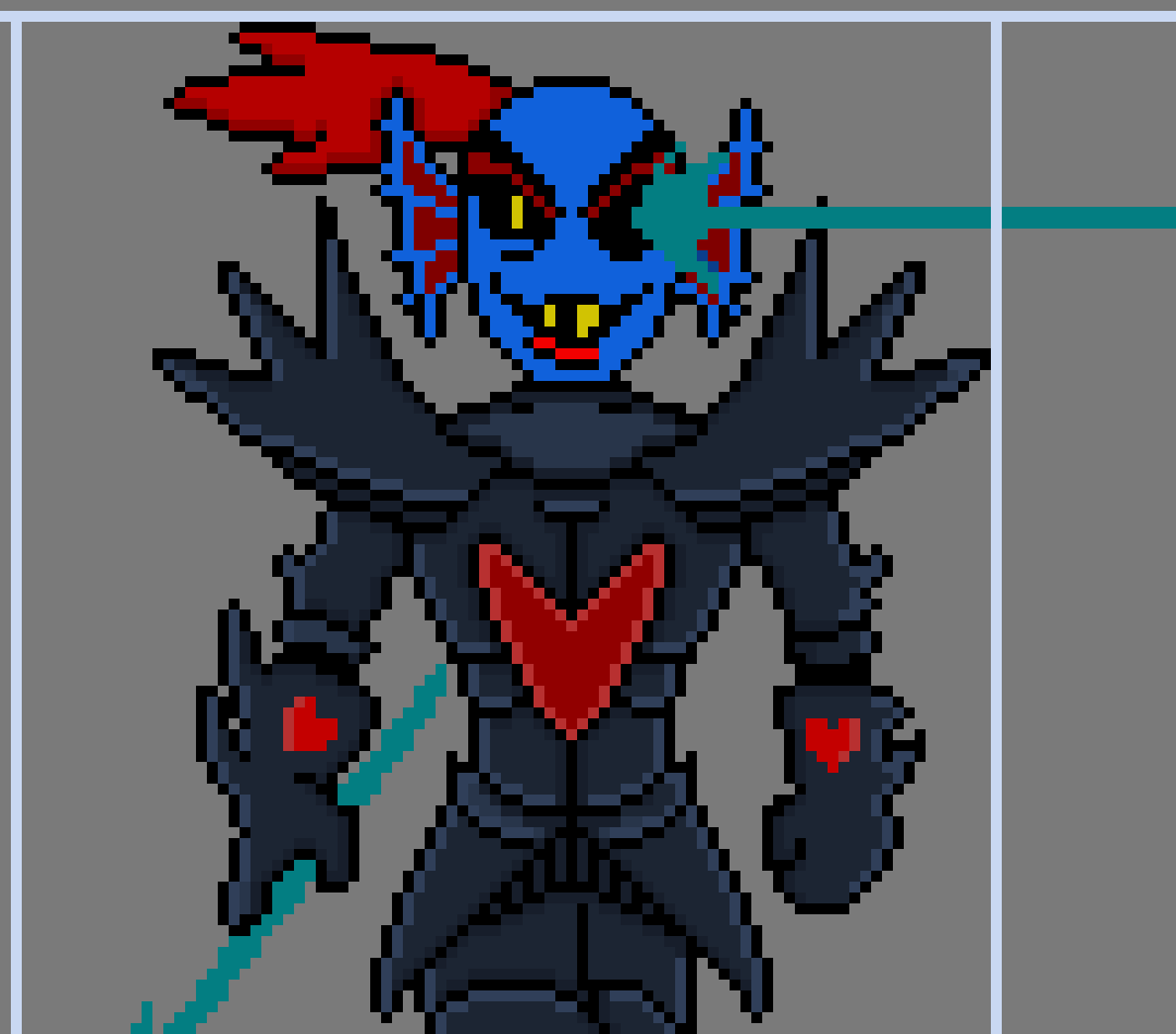 [9664c4] Undertale Undyne The Undying (Recolored)