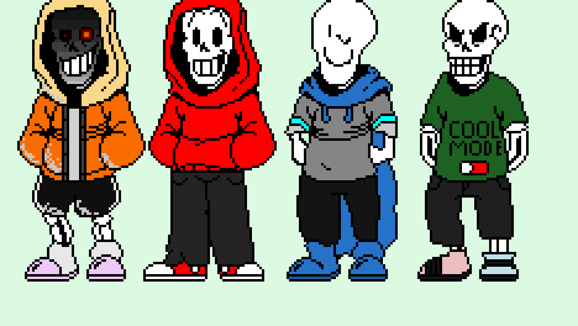 Fuck you green papyrus Who is unoriginal and uses the skelebros and not flowey or asgore