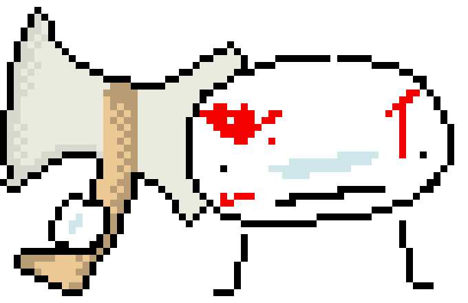 [050127] ((Bloob: "well if i must die, i will die in glory")) *He leaps at the doppel*