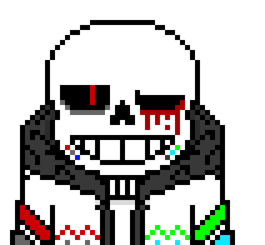 [b63bdb] *shakily sends bones into the gaster hands holding Connor down*