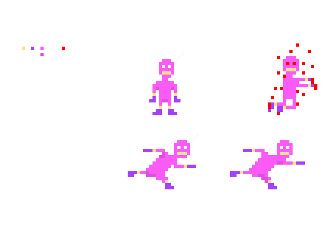 [9664c4] pink unicrorn dude design