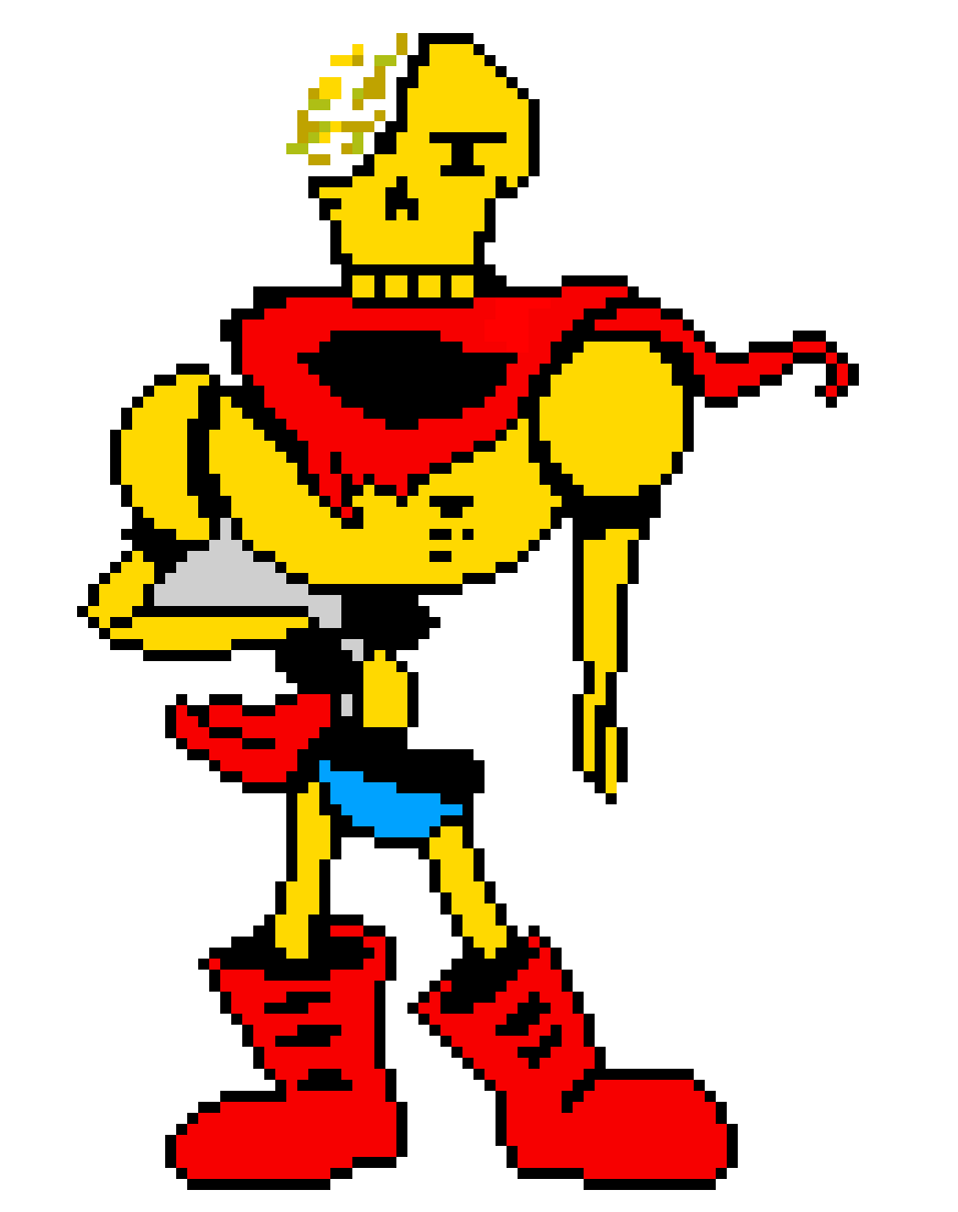 [40be49] Undertale Papyrus sprite