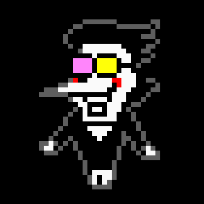[1e8534] Spamton - Black Background