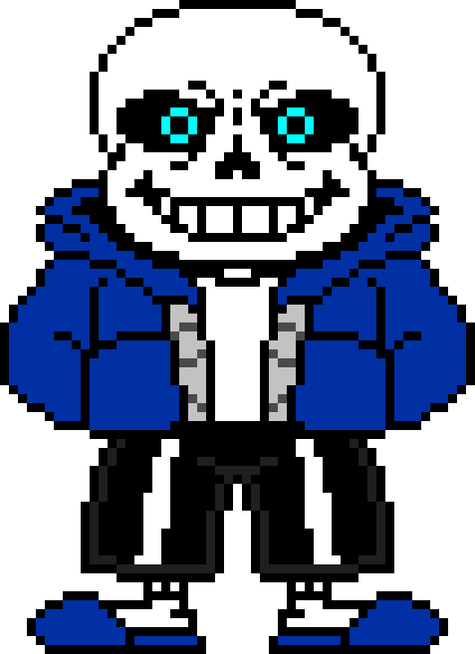 Glitchtale Sans Battle Sprite.