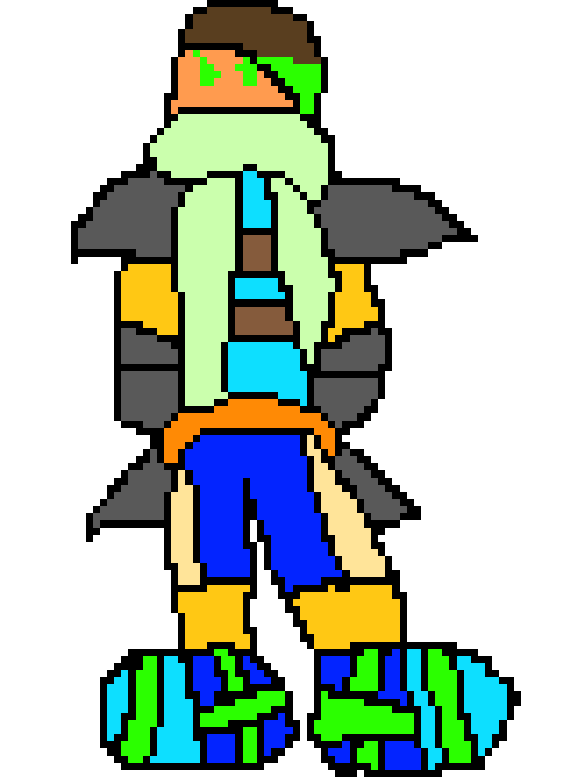 [990543] Green Haired Kid