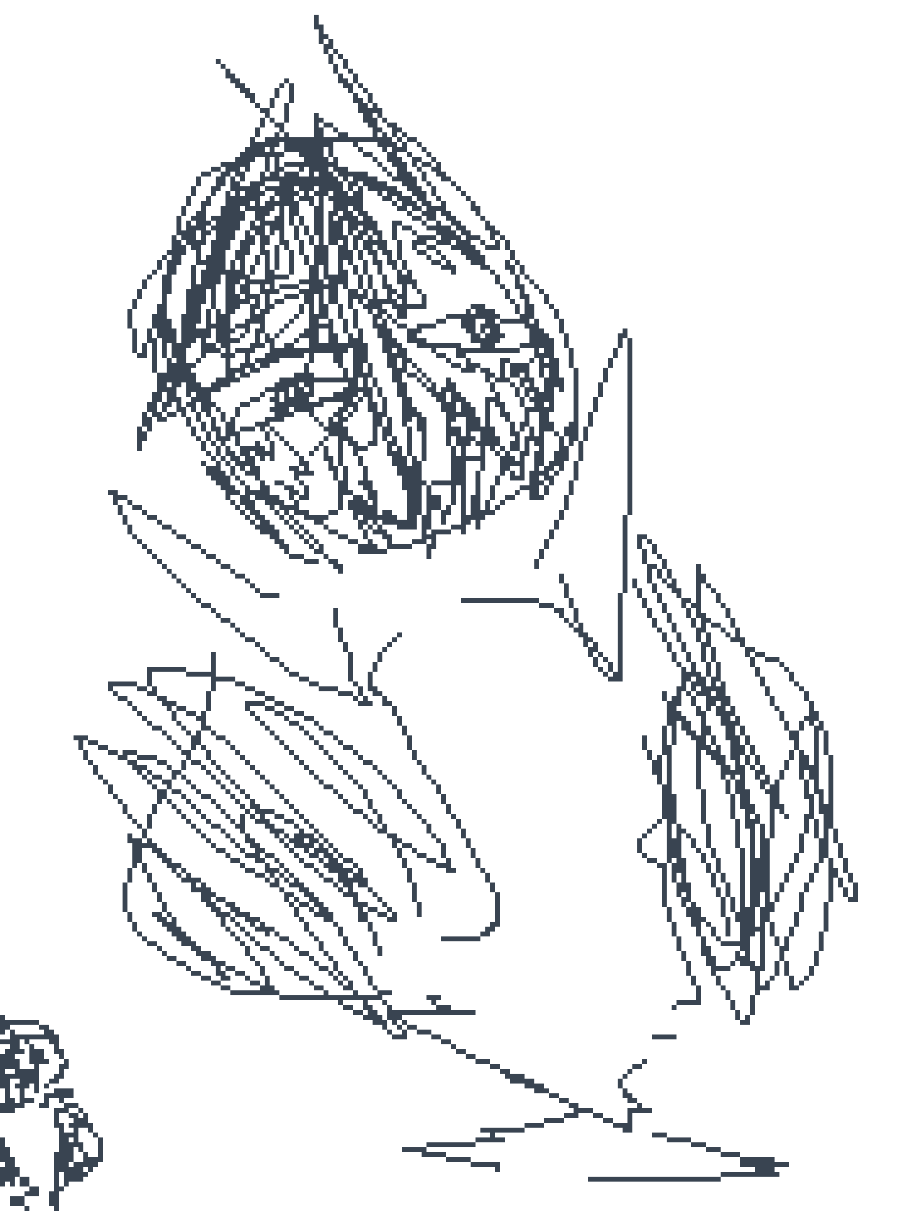 [bb4814] My body is constantly falling apart. My torture is eternal. I am scribbled black.