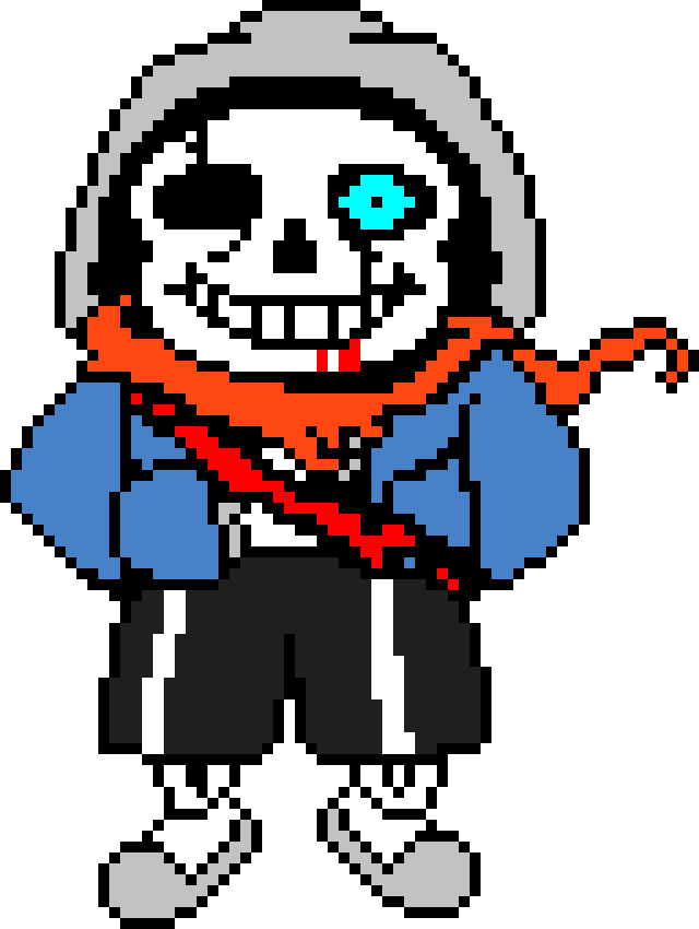 Undertale: The Final Battle/Disbelief Sans Phase 5 Sprite.