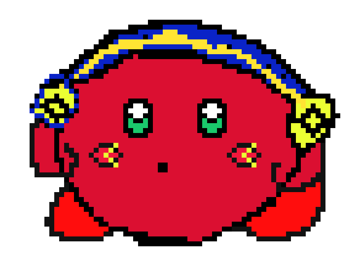 [3bf11a] red kirby
