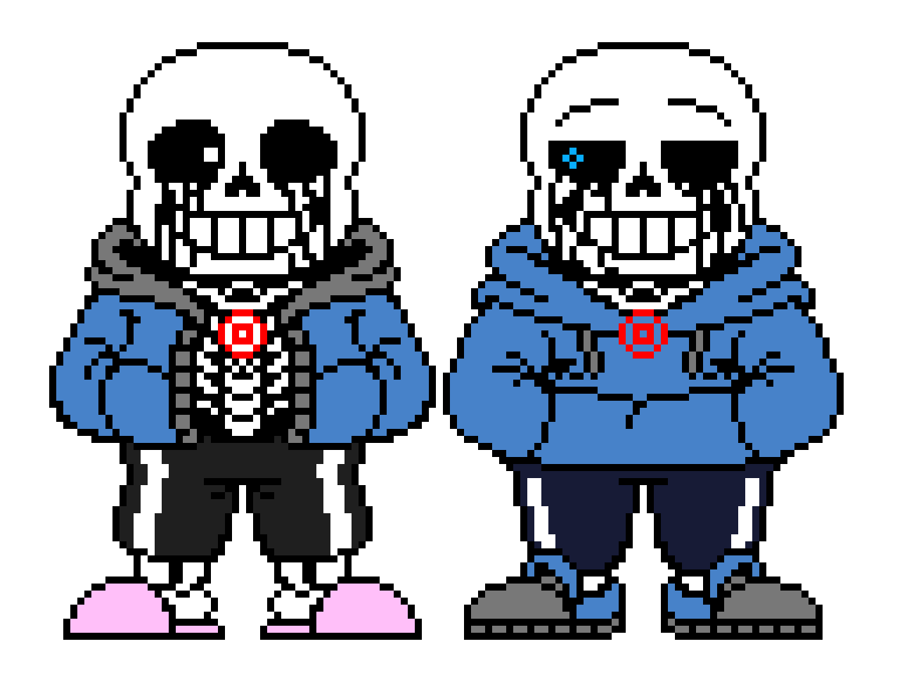 Killer! Sans and Killer! SwapSwap Sans 