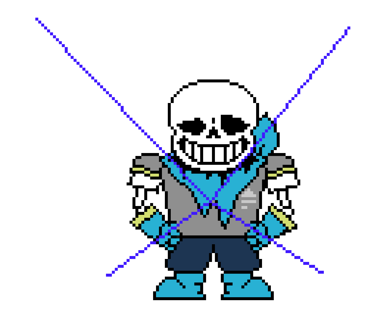 Hits ink with bones and sends more at him *