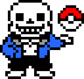 [9664c4] Sans' Sprite w/ Pokeball