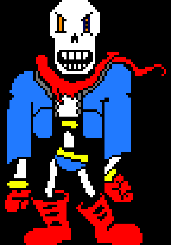 Disbelief Papyrus Phase 5 Painful Retribution Sprite W.I.P...? 