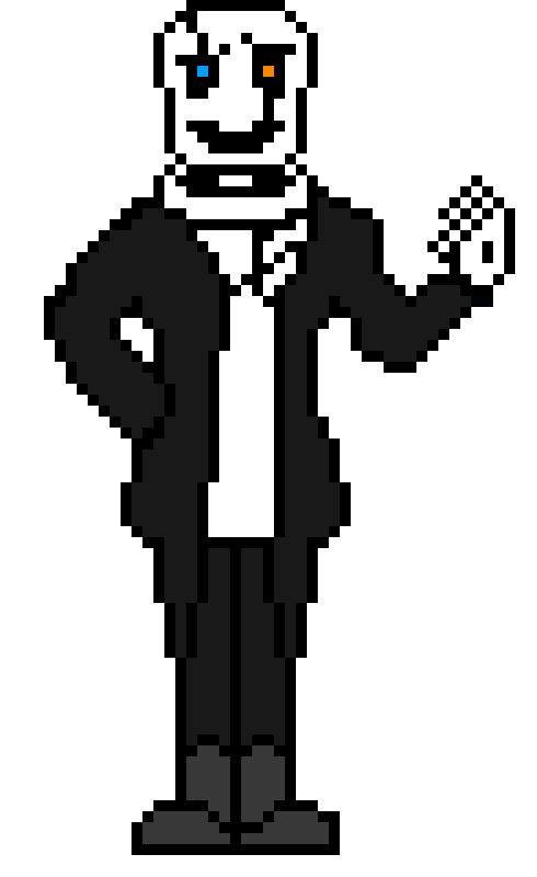 Undertale - Gaster sprite (+ Fell Gaster Sprite)