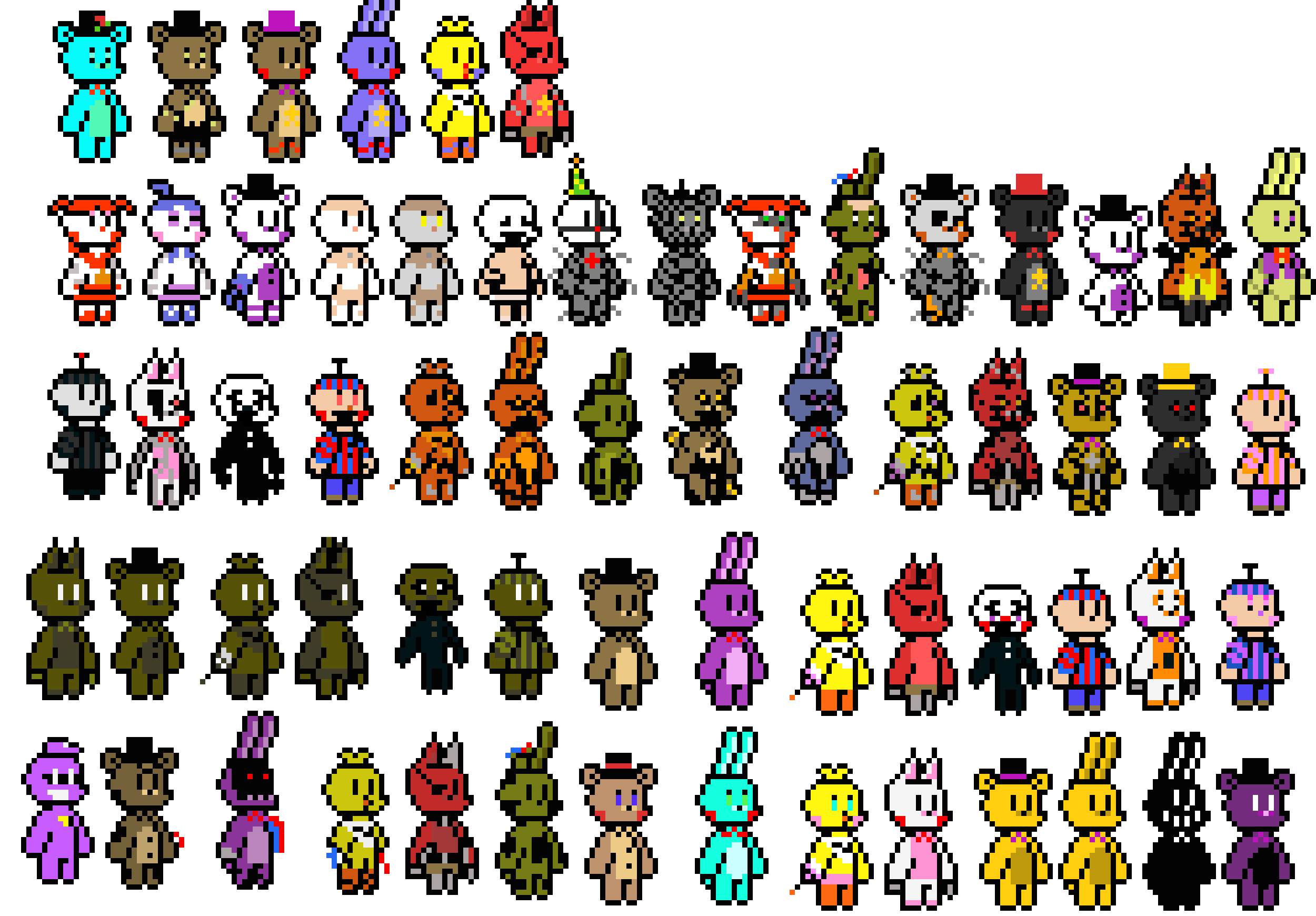 Chibimatronic full sheet.-T