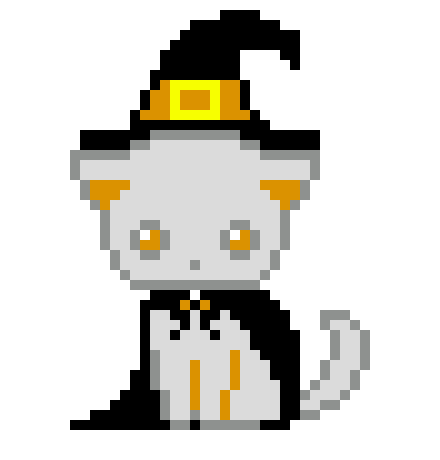 [9664c4] Witch Cat