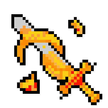 [e6e067] fire sword