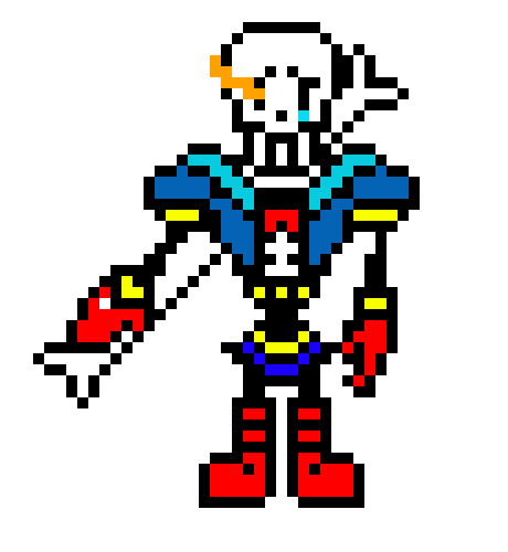 Undertale Disbelief Papyrus Sprite