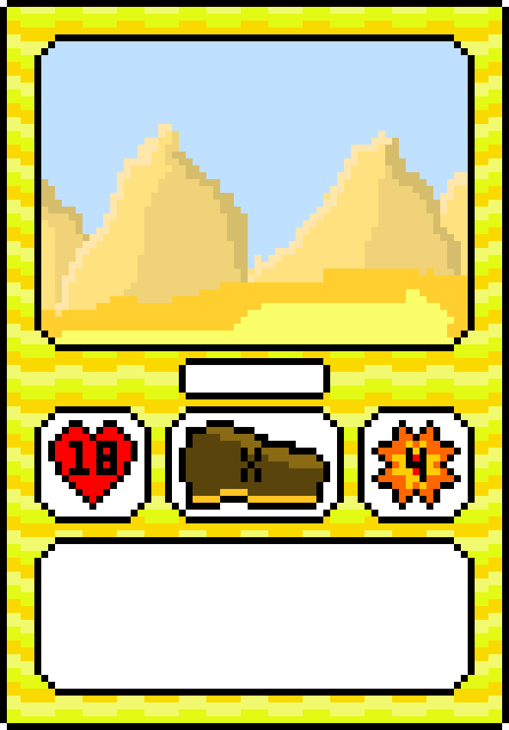 [aca841] Sand Worm Card