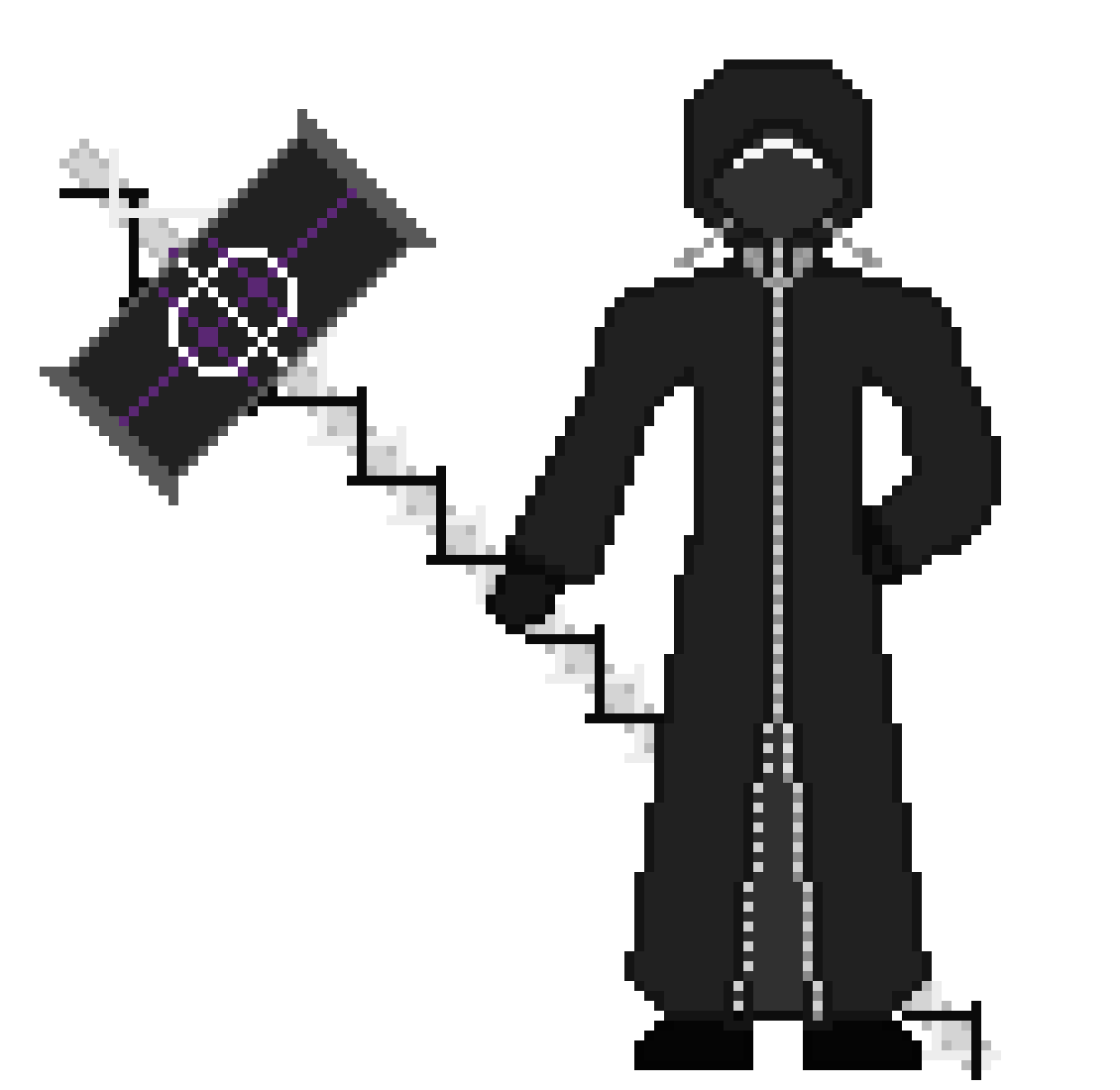 [75bb12] Wait, I think I have something like this. *Reaching into the air, your hand disappears, and you retrieve a hammer as tall as you were, and likely double your weight. The atmospheric pressure increases.* Hey! Prof! Is the scrawlings on the flat of my Firm Oath some sort of Rune?