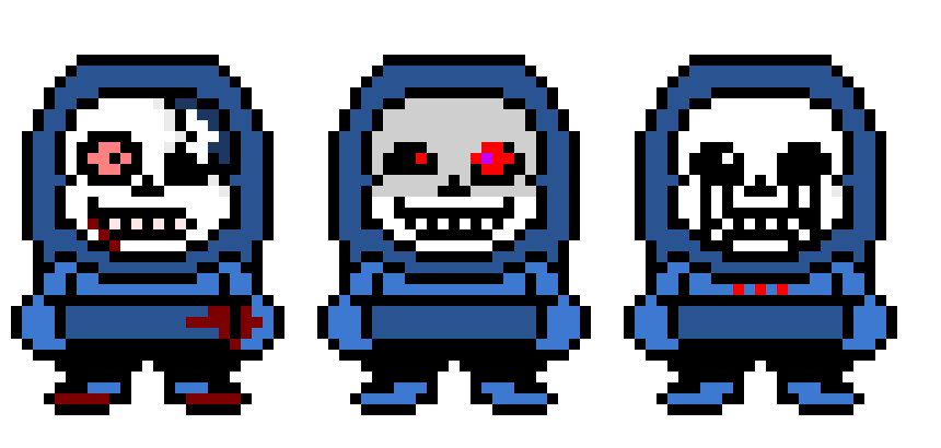 [0ab601] IJ!Murder Time Trio Sanses Overworld Sprite