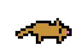 [85293b] Ferret Game Sprite Side #2