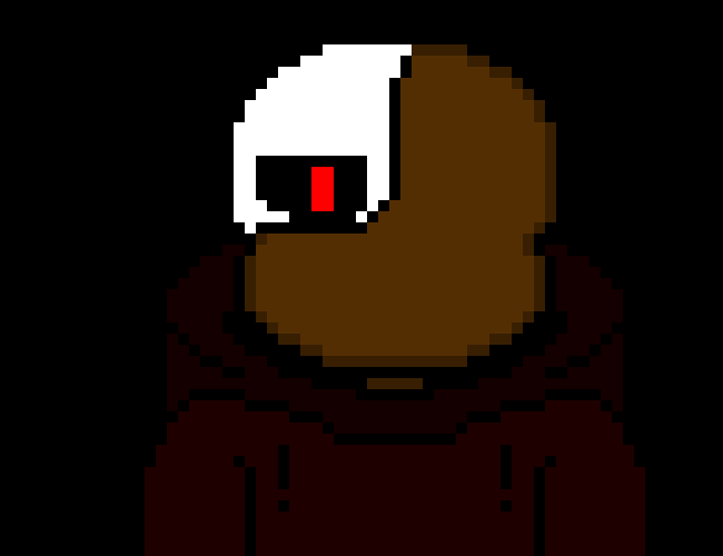 [d959ff] *looks at the sans* ... *he teleports behind him* what do you want *he is holding a revolver*