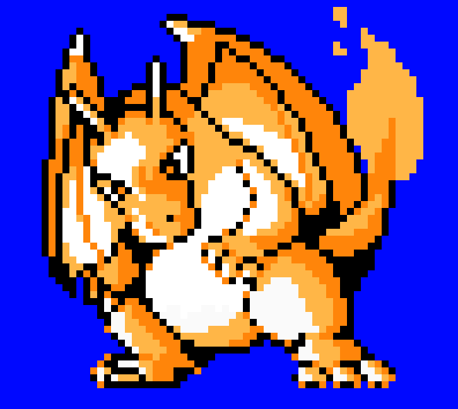 [9664c4] Pokemon Red Charizard Sprite
