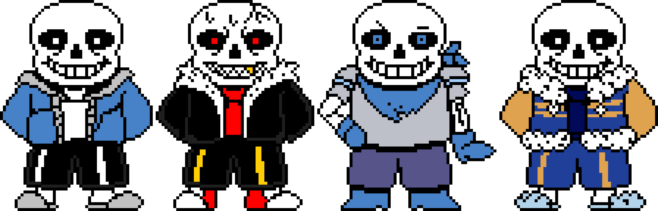 The Four Main Sanses.