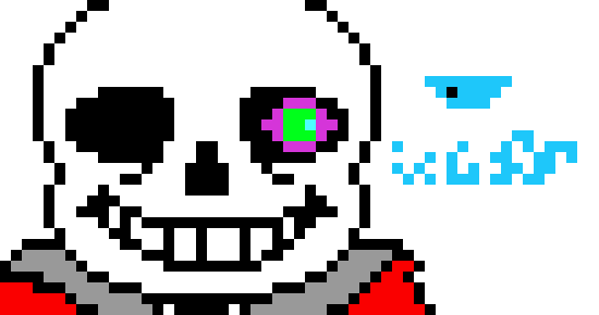[8bedcd] Ew, a Sans recolor. I started as one of those but not as long as this. [lss]