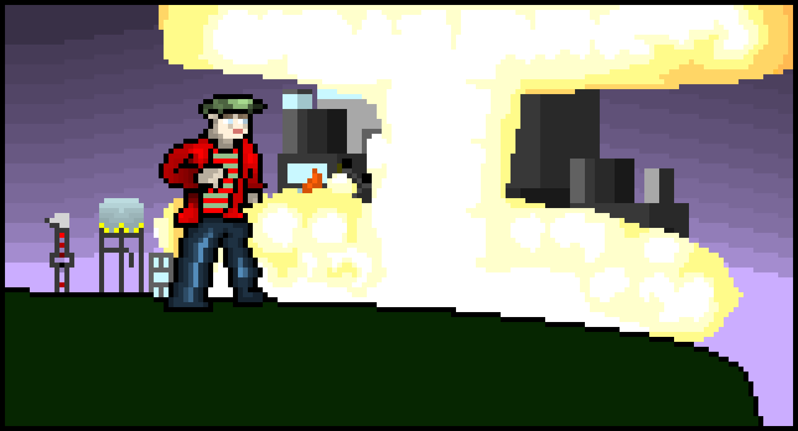 Celebrating the 4th of July (Except the nuke...err firework actually looks good) -Meepsworth