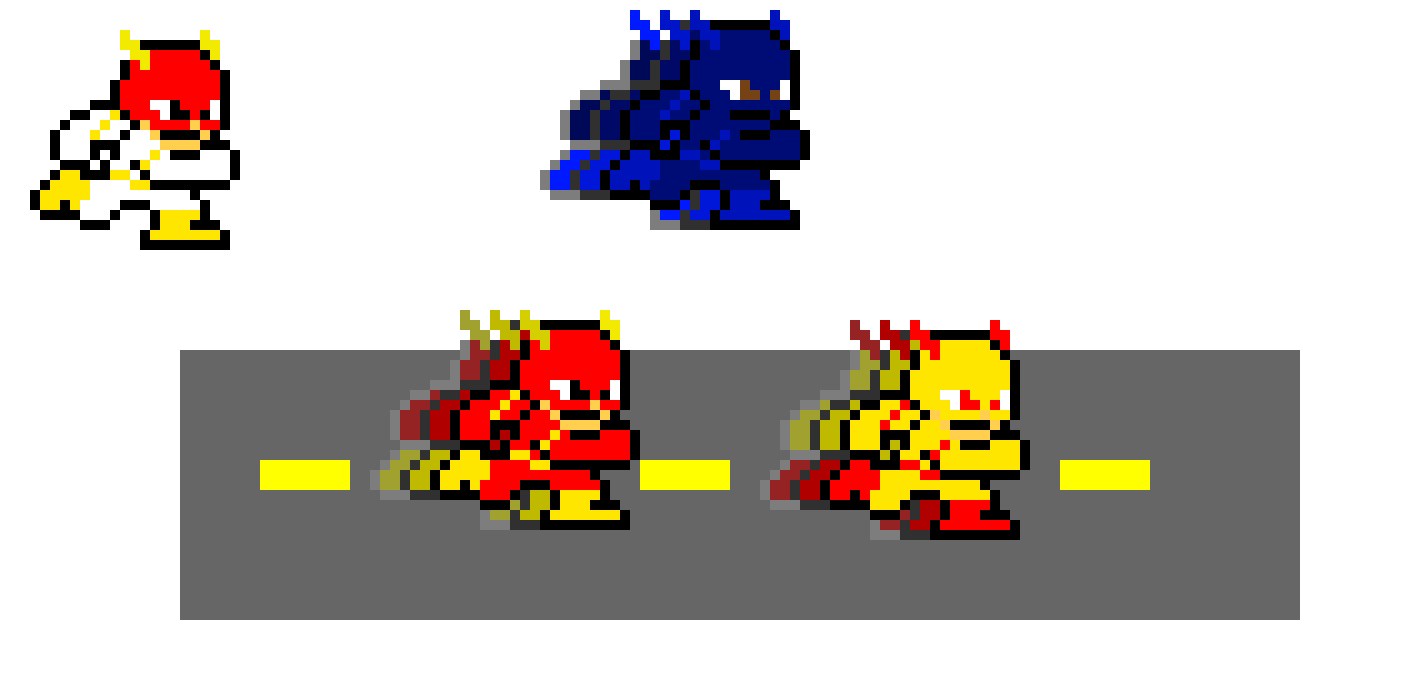 [9664c4] The Flash trying to catch The Reverse Flash with Zoom watching The Flash and The Reverse Flash learning there tatcs if he needs to take care of them.