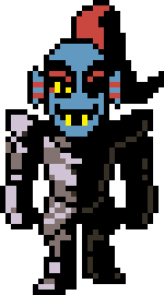 [33b535] Undyne Helmetless Sprite