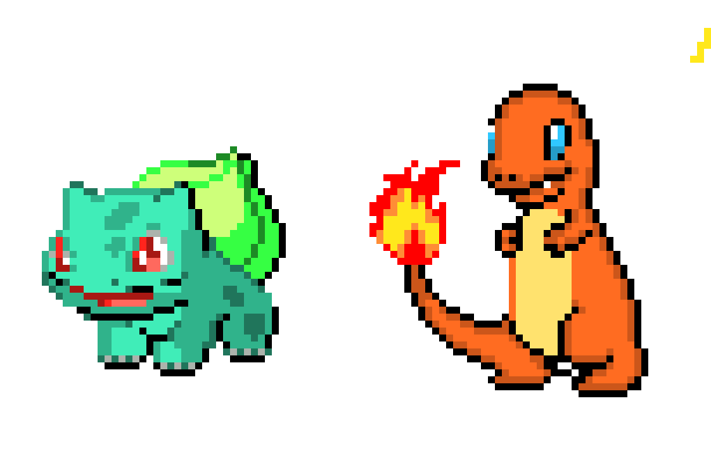 [9664c4] bulbasaur e charmander