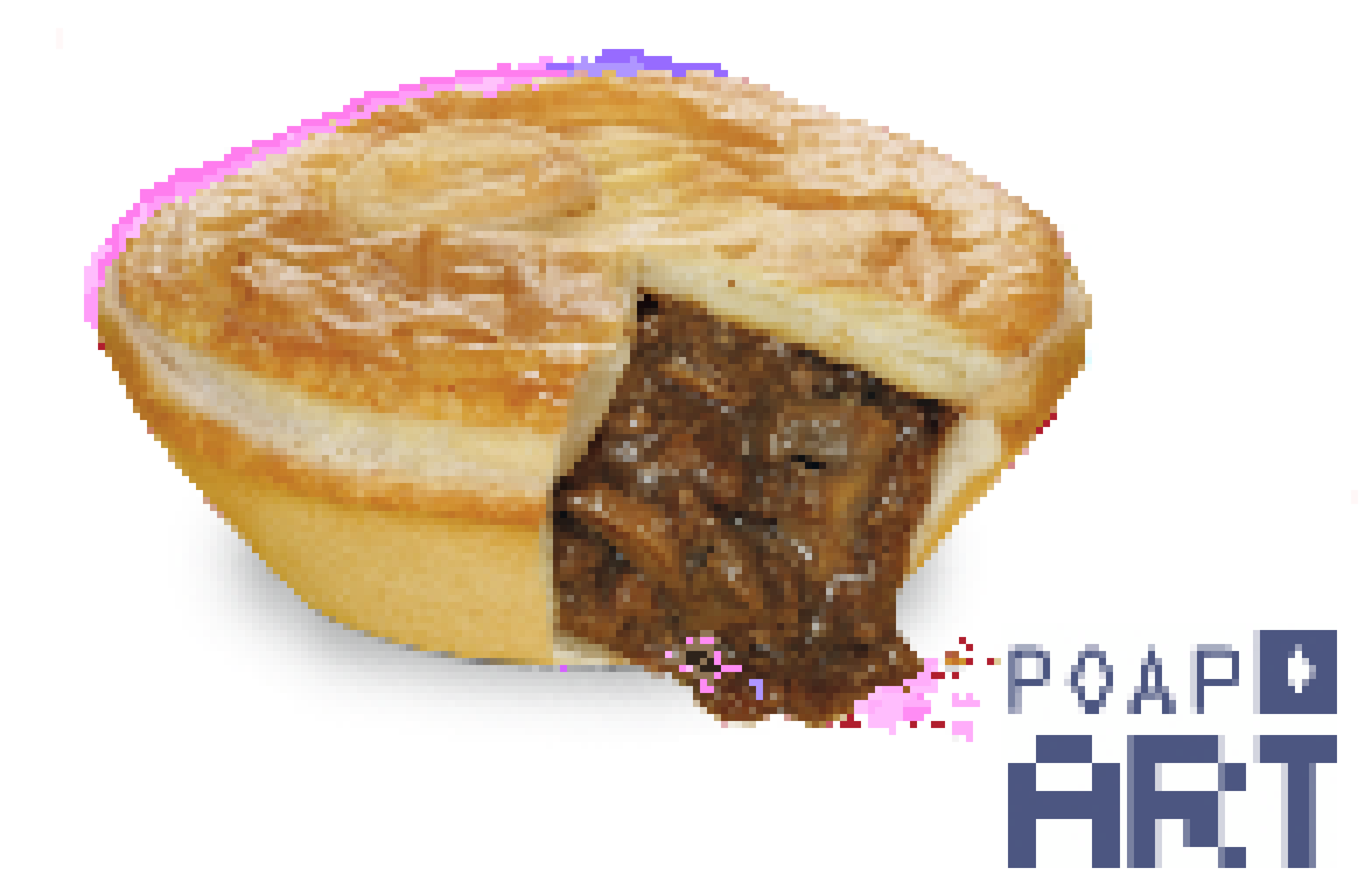 [d1476b] Pixel Pie 20 - POAP Art