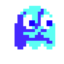 [9664c4] Tinky Tydye Pac man ghost