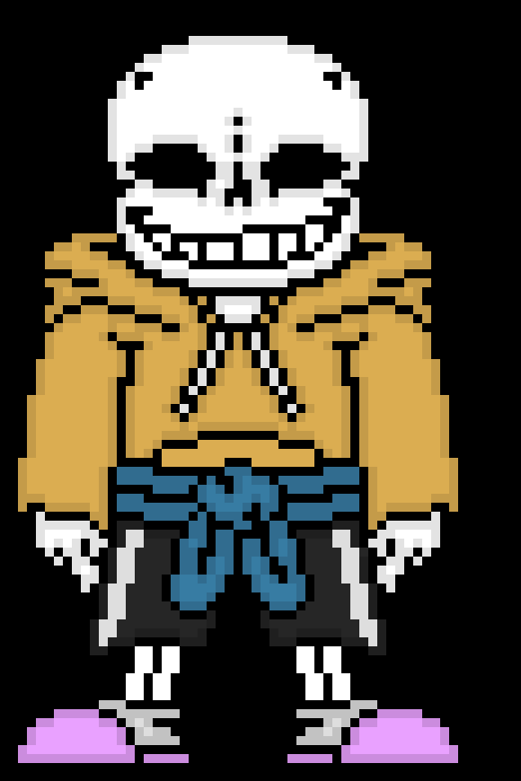 [2fbf6b] This is Distrust but his powers were enhanced on accident by Anti-Corruption Sans, who misfired a blaster that increased his stats by a thousand fold, He was stronger than them all... he decided to kill the human forever.. and begin his quest for more power.. he was... Addicted to Damage.