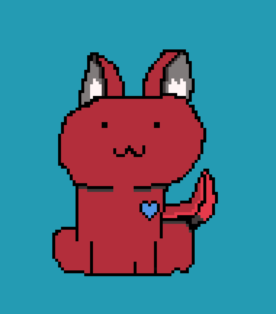 [ec7752] Cat Red