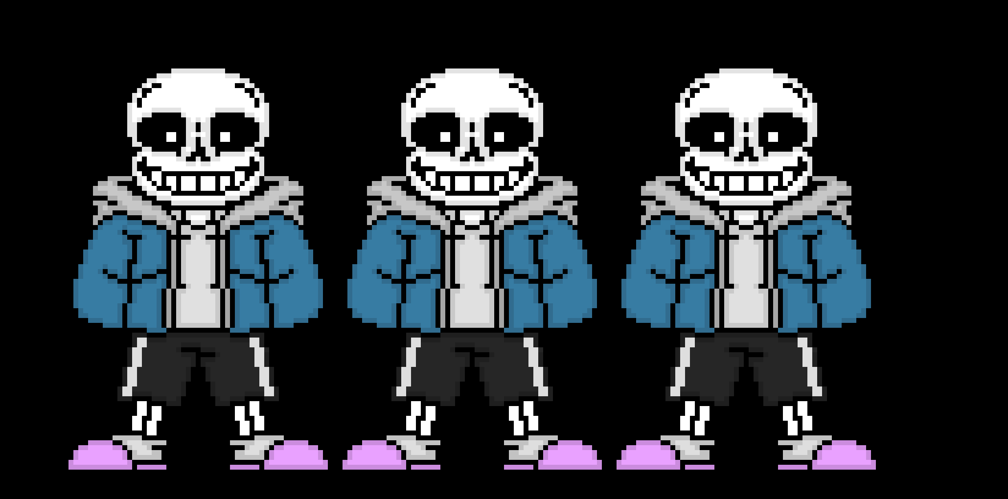 [ad6757] when all the sans in your trio has normal sans as a base form